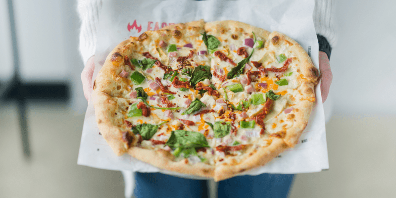 NO MEAT? NO PROBLEM! DELICIOUS FAST FIRED VEGAN AND VEGETARIAN PIZZA!